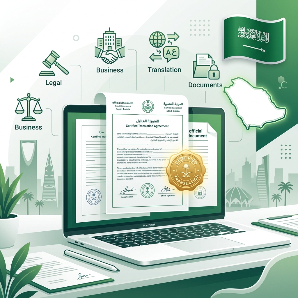 ترجمة معتمدة أونلاين للعملاء في السعودية